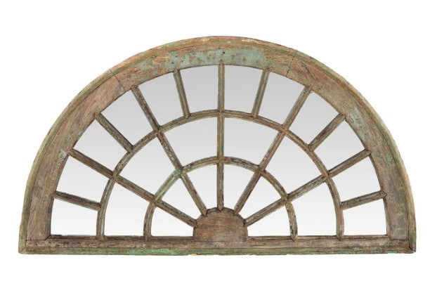Indian Fanlight Mirror - 19th Century