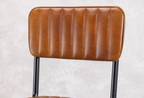 Arlington Leather Breakfast Bar Stools - Tan
