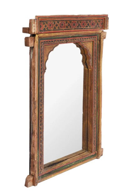 Painted Mirror From Bikaner
