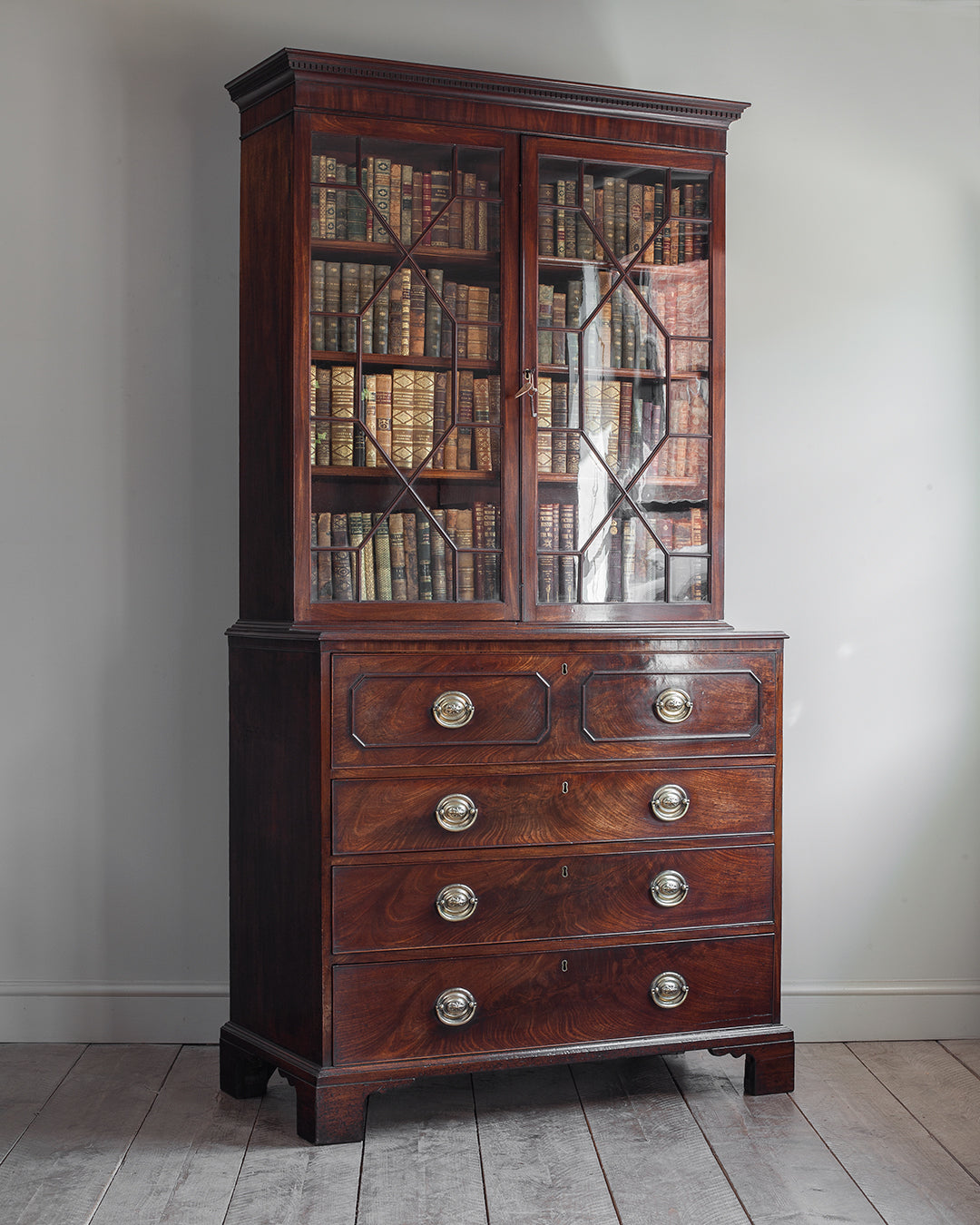 Antique Secretaire Bookcase