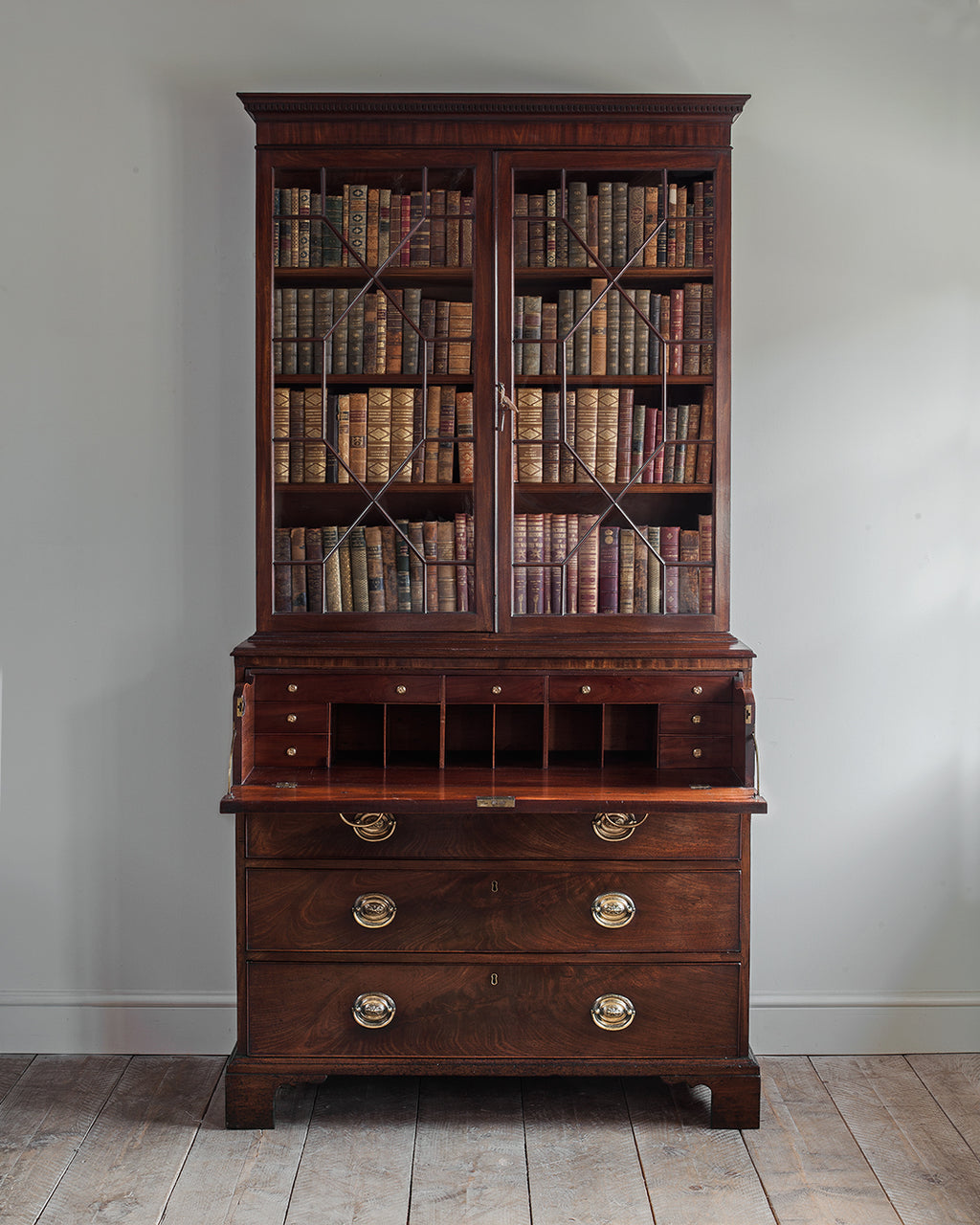 Antique Secretaire Bookcase
