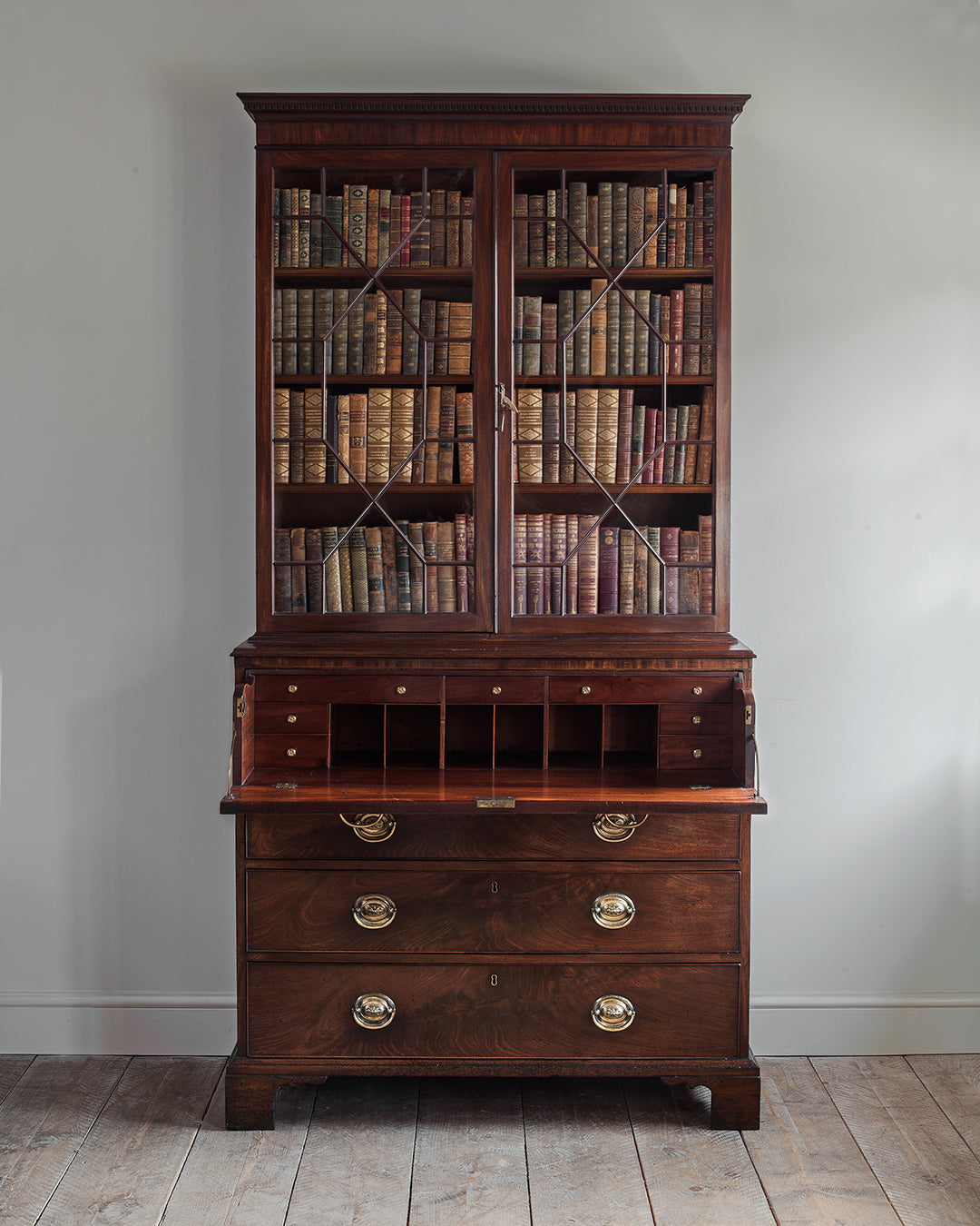 Antique Secretaire Bookcase
